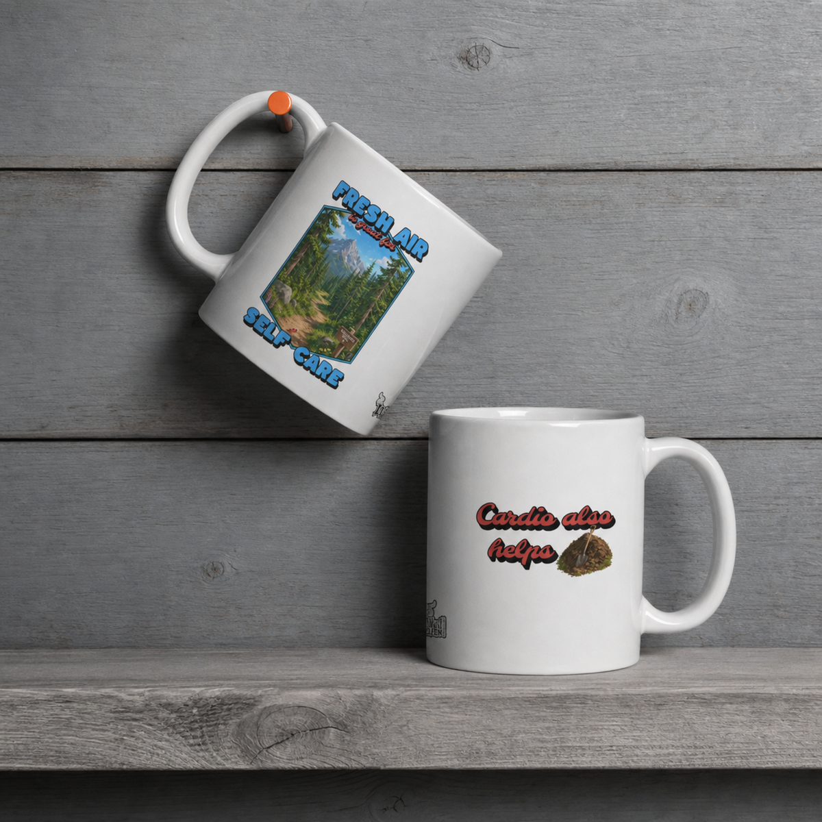 Fresh Air & Cardio Mug – Self Care, Apparently