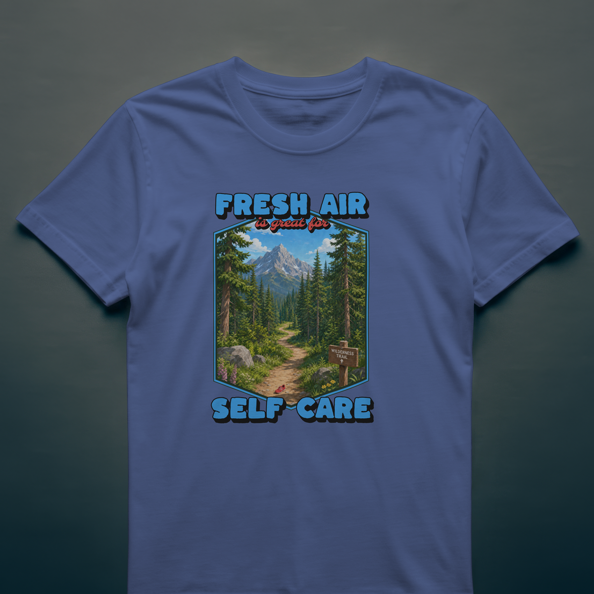 Fresh Air & Cardio T-Shirt – Self Care, Apparently
