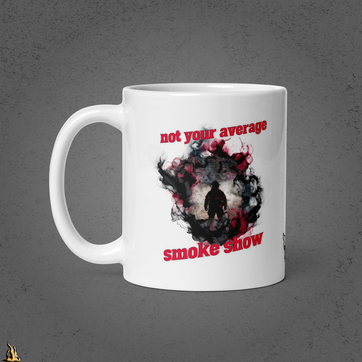 Not Your Average Smoke Show – Funny Firefighter Coffee Mug