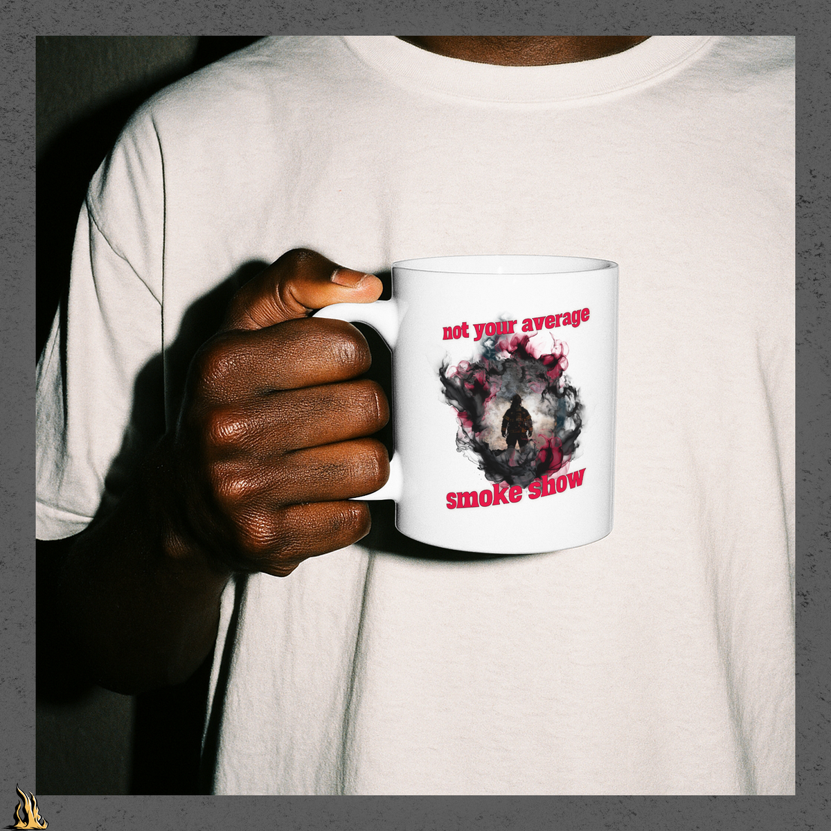 Not Your Average Smoke Show – Funny Firefighter Coffee Mug