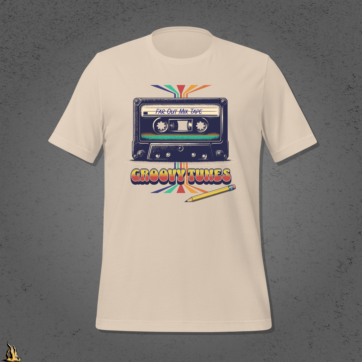 Groovy Tunes Retro Cassette Tape Unisex t-shirt