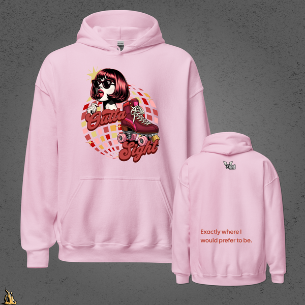 Outta Sight 70s Retro Introvert Unisex Hoodie
