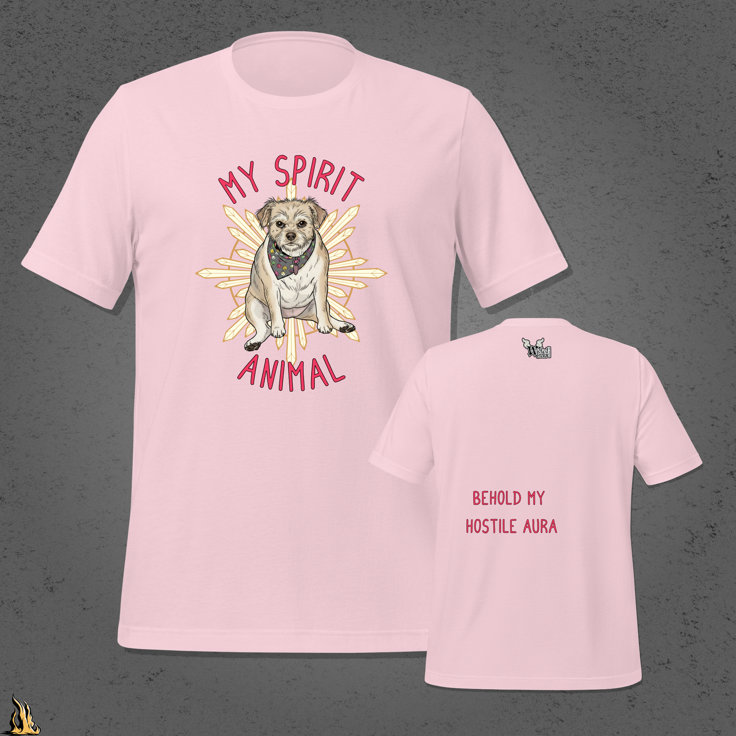 My Spirit Animal – Hostile Aura Dog Unisex T-Shirt