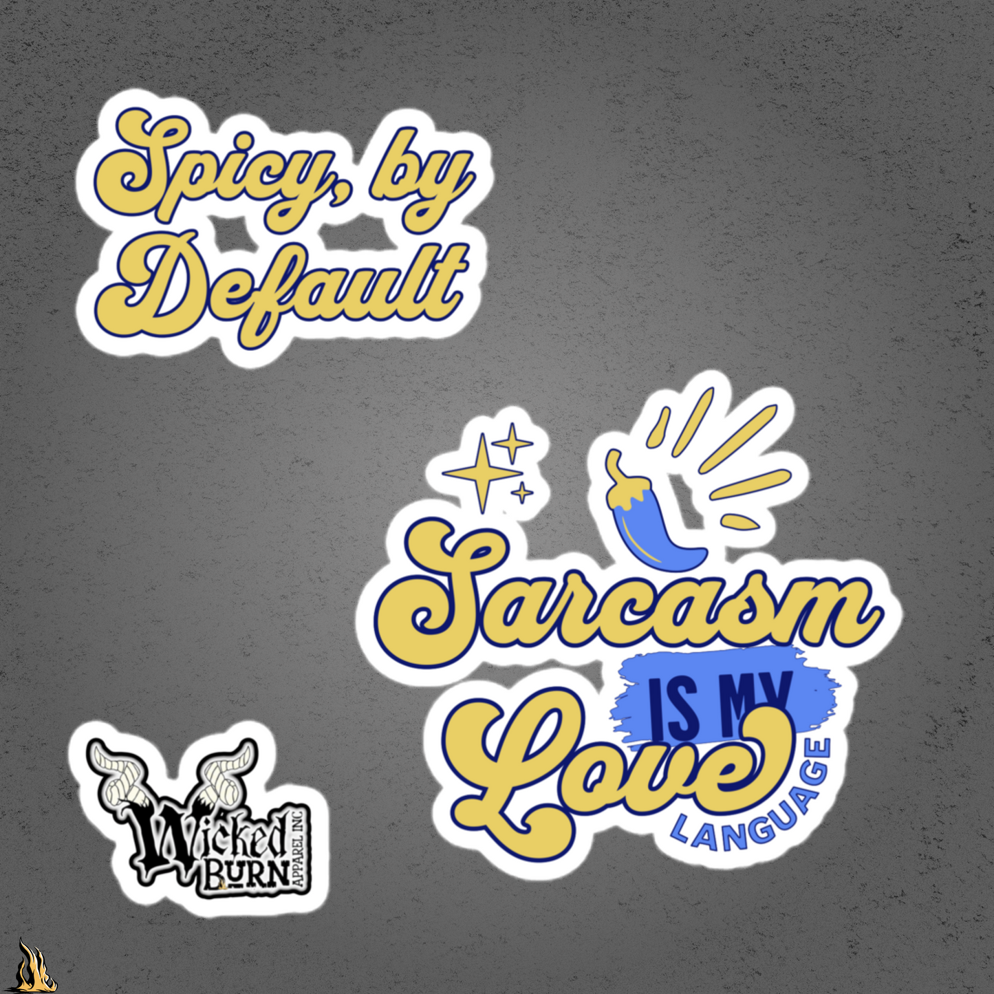 Sarcasm Is My Love Language Sticker Pack | Spicy by Default