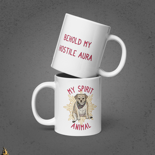 My Spirit Animal – Hostile Aura Dog Mug