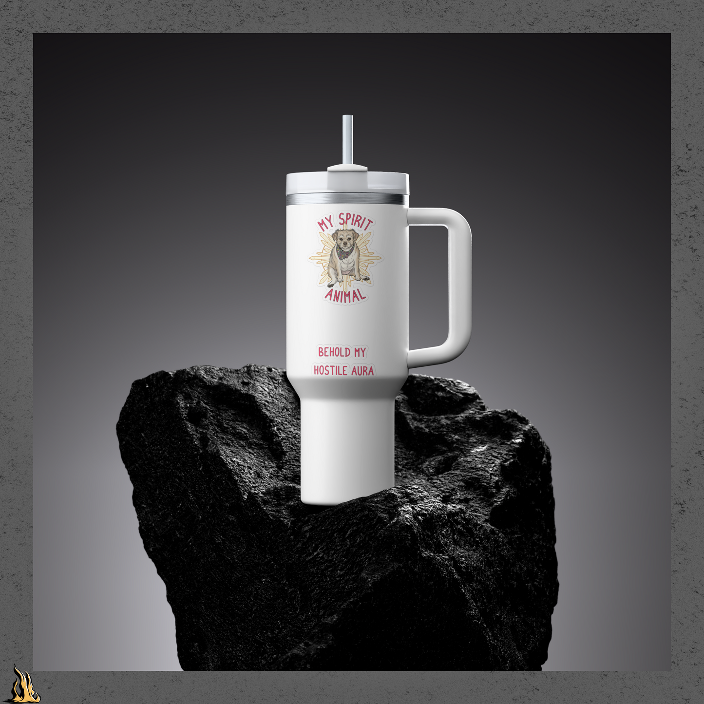 My Spirit Animal – Hostile Aura Dog Sticker Pack
