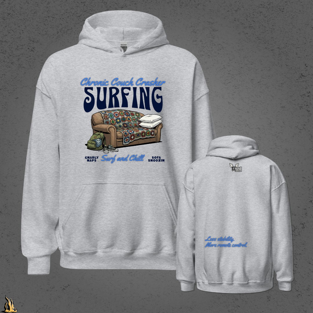 Chronic Couch Surfer - Funny Couch Potato Unisex Hoodie
