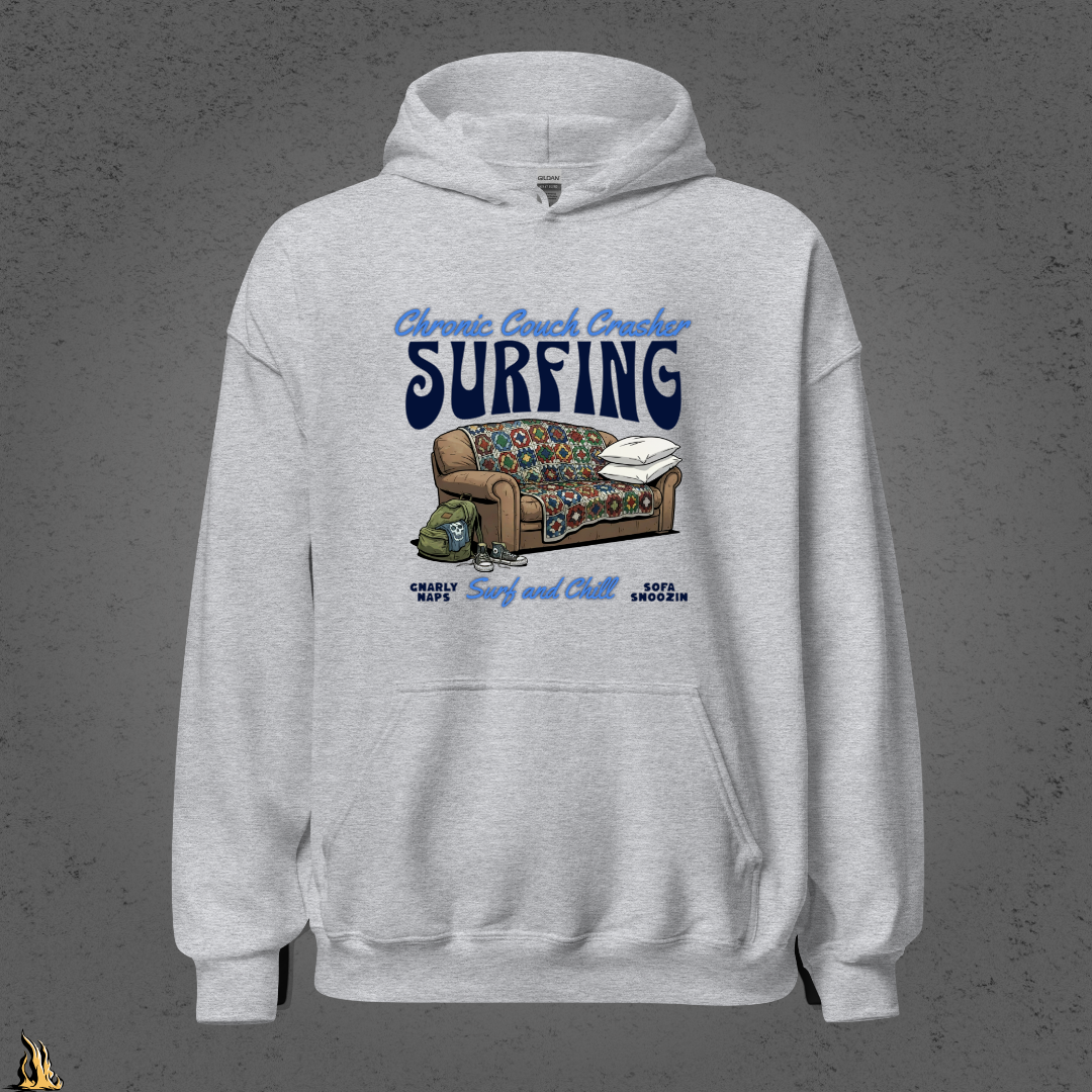 Chronic Couch Surfer - Funny Couch Potato Unisex Hoodie