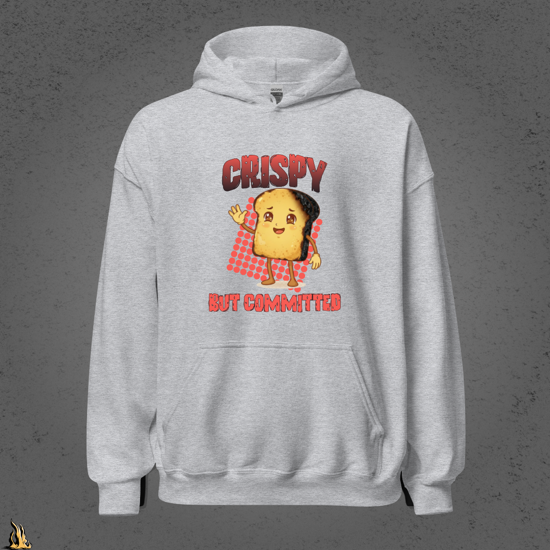 Crispy But Committed - Funny Burnt Toast Graphic Unisex T-Shirt