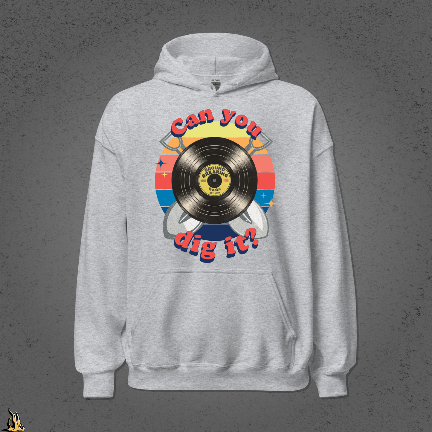 Can You Dig It? Ground Breaking Tracks Unisex Hoodie
