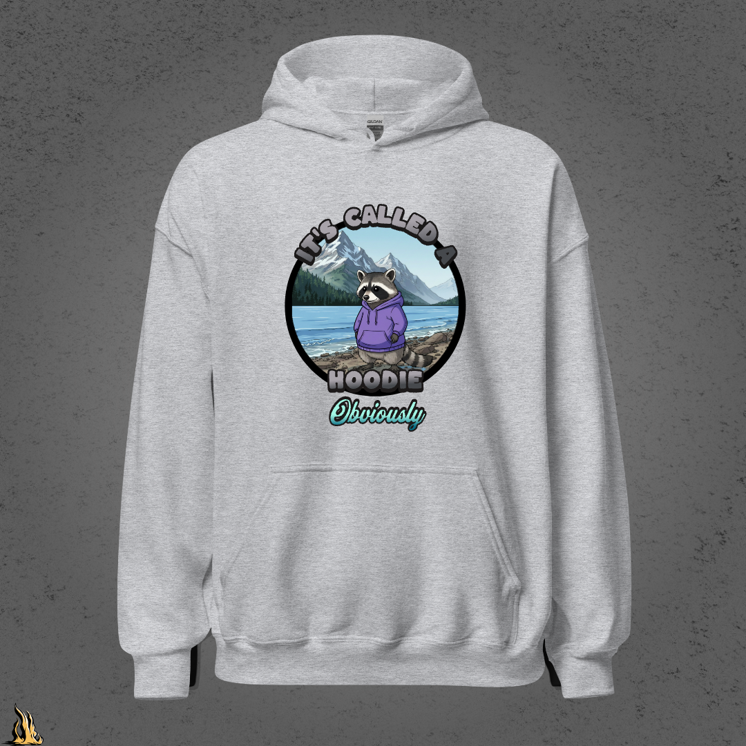 It's Called a Hoodie Obviously - Funny Raccoon Graphic Unisex Hoodie