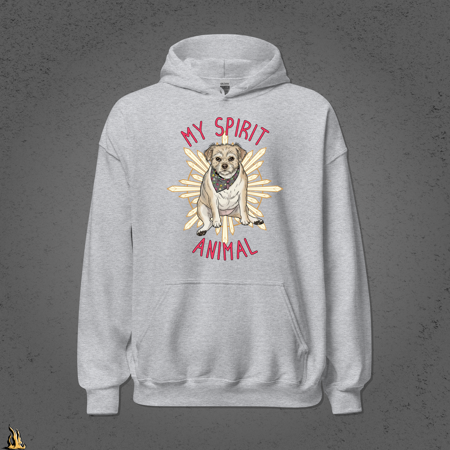 My Spirit Animal Bunnyhug – Hostile Aura Dog Hoodie