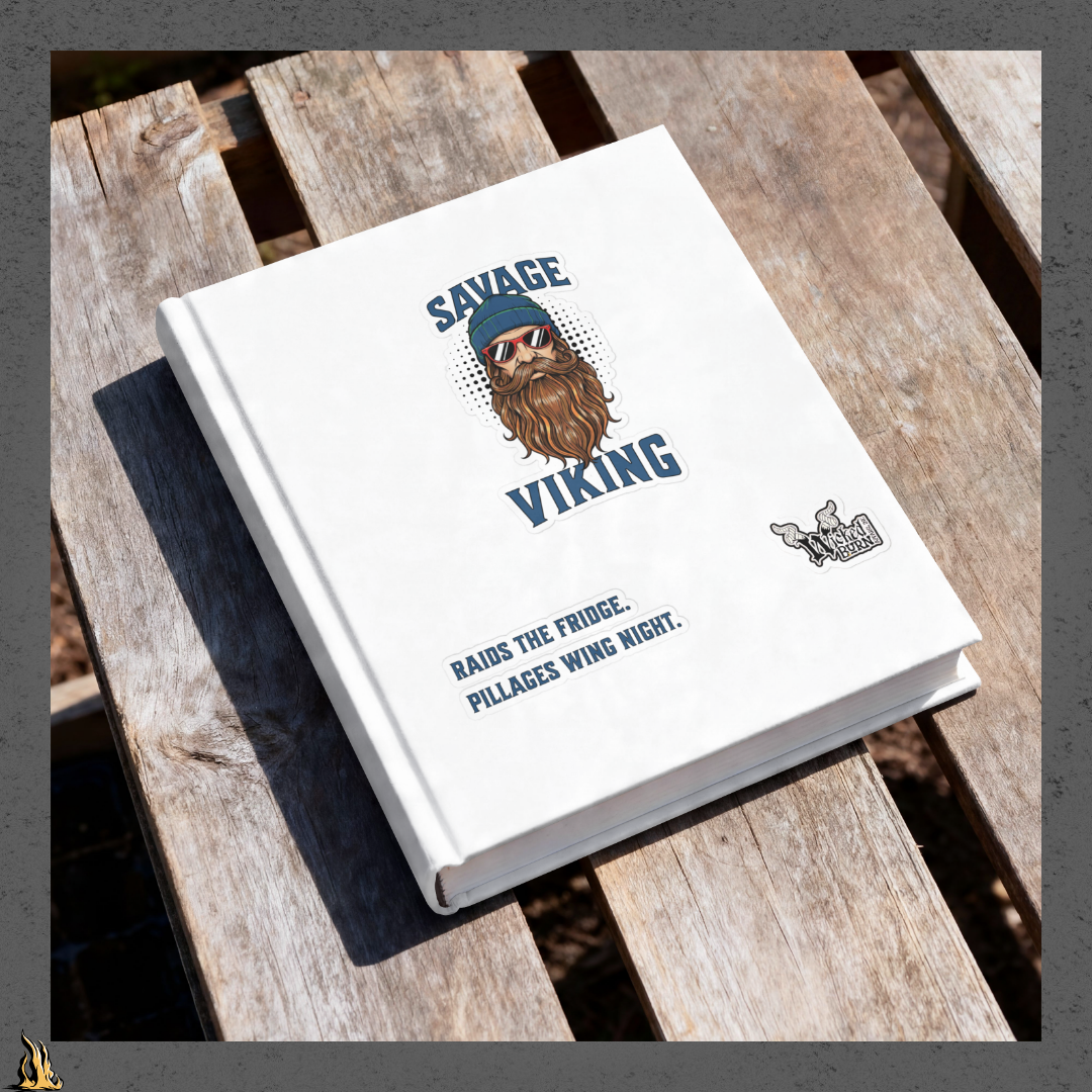 Savage Viking Graphic Vinyl Sticker Pack – Frostfire Edition