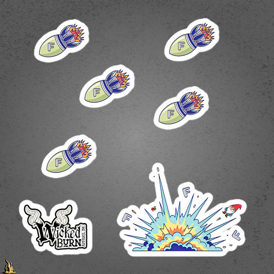 F-Bombs Away Vinyl Sticker Pack