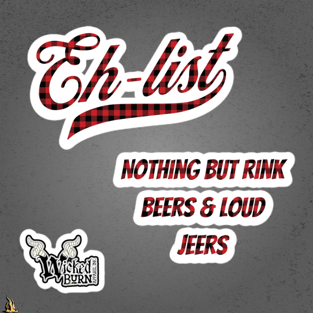 Eh-List: Rink Beers & Loud Jeers Sticker Pack