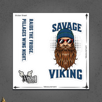 Savage Viking Graphic Vinyl Sticker Pack – Frostfire Edition 6