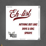 Eh-List: Lake Days & Bug Sprays Sticker Pack 6