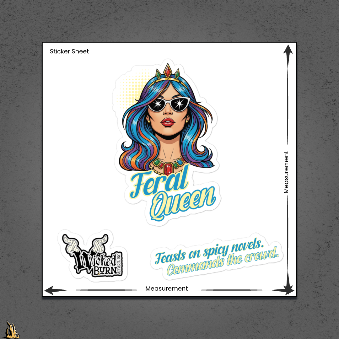 Feral Queen Vinyl Sticker Pack - Moonlight Edition