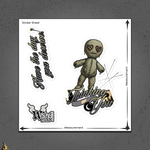 Thinking of You | Sarcastic Voodoo Doll Vinyl Sticker Pack 6