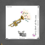 Toot Toot Bitches Funny Motivational Vinyl Sticker Pack 6