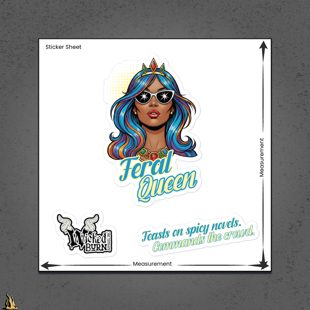 Feral Queen Vinyl Sticker Pack - Stardust Edition