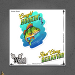 Caught Hookin' Sticker Pack | Funny Fishing Vinyl Sticker Set 6
