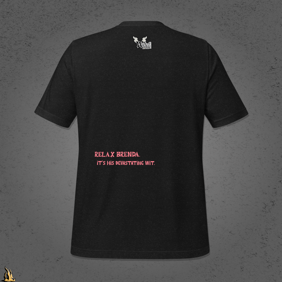 Hot Chad – It's His Devastating Wit Funny Graphic Unisex T-Shirt