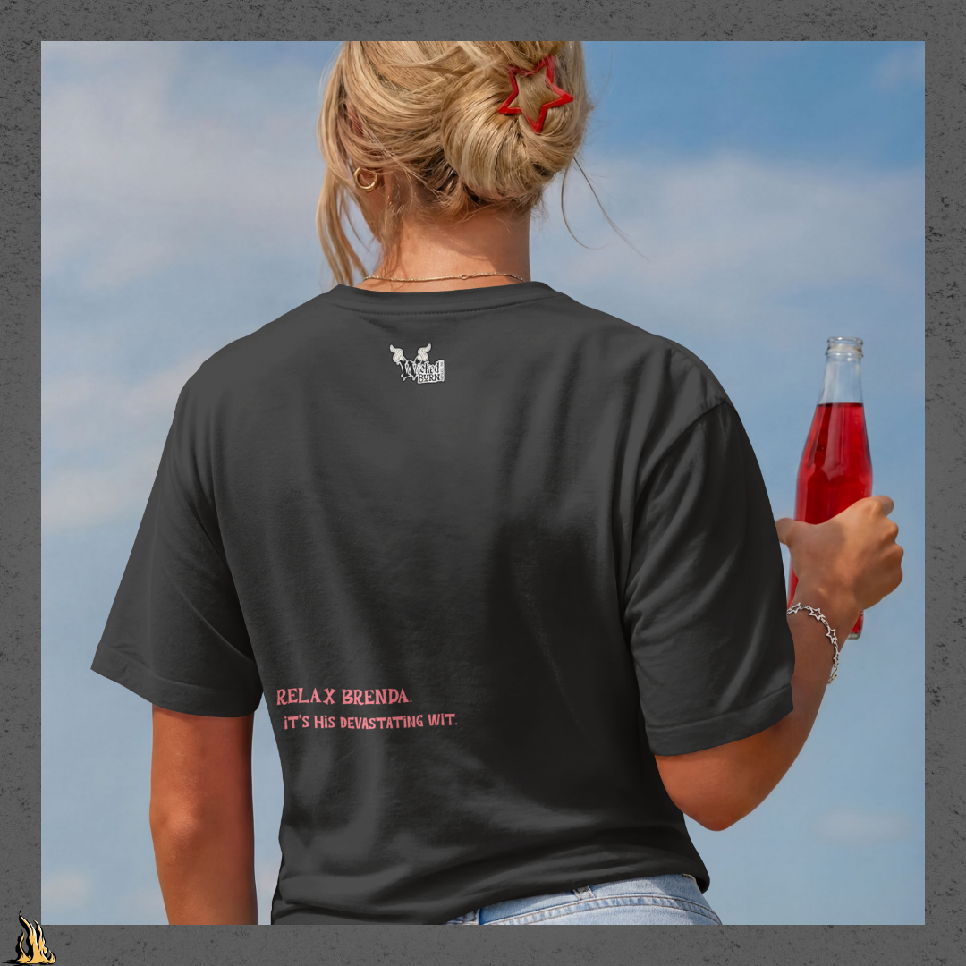Hot Chad – It's His Devastating Wit Funny Graphic Unisex T-Shirt