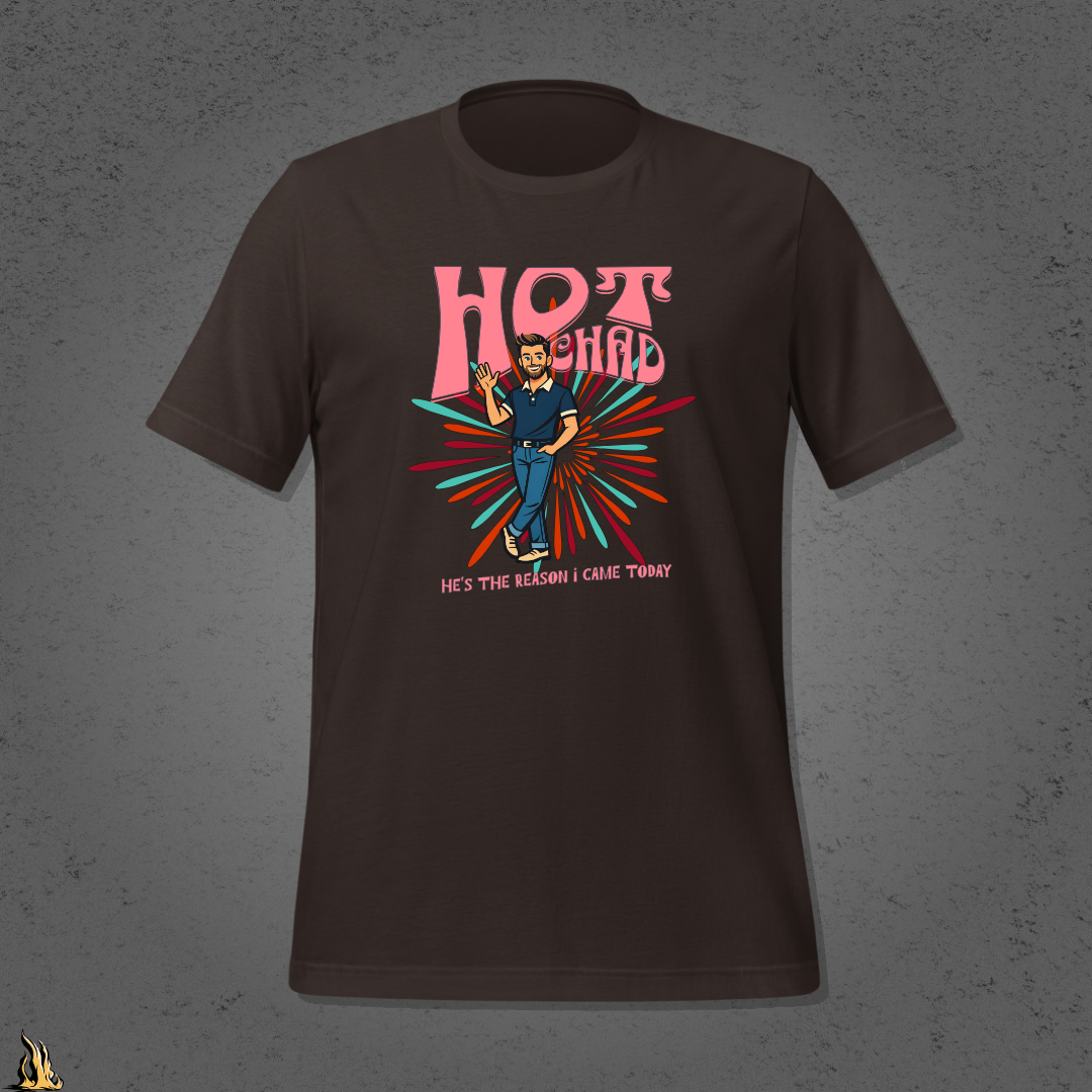 Hot Chad – It's His Devastating Wit Funny Graphic Unisex T-Shirt
