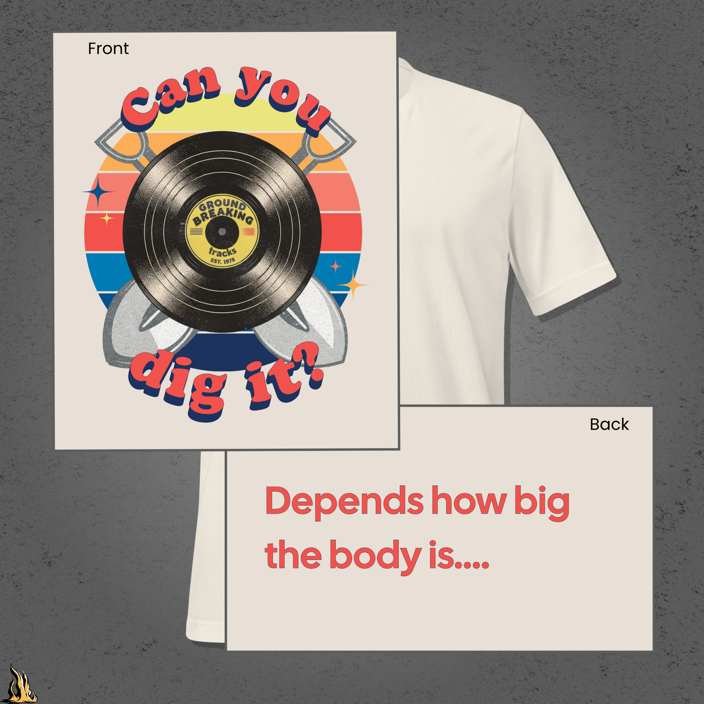 Can You Dig It? Ground Breaking Tracks Unisex T-shirt