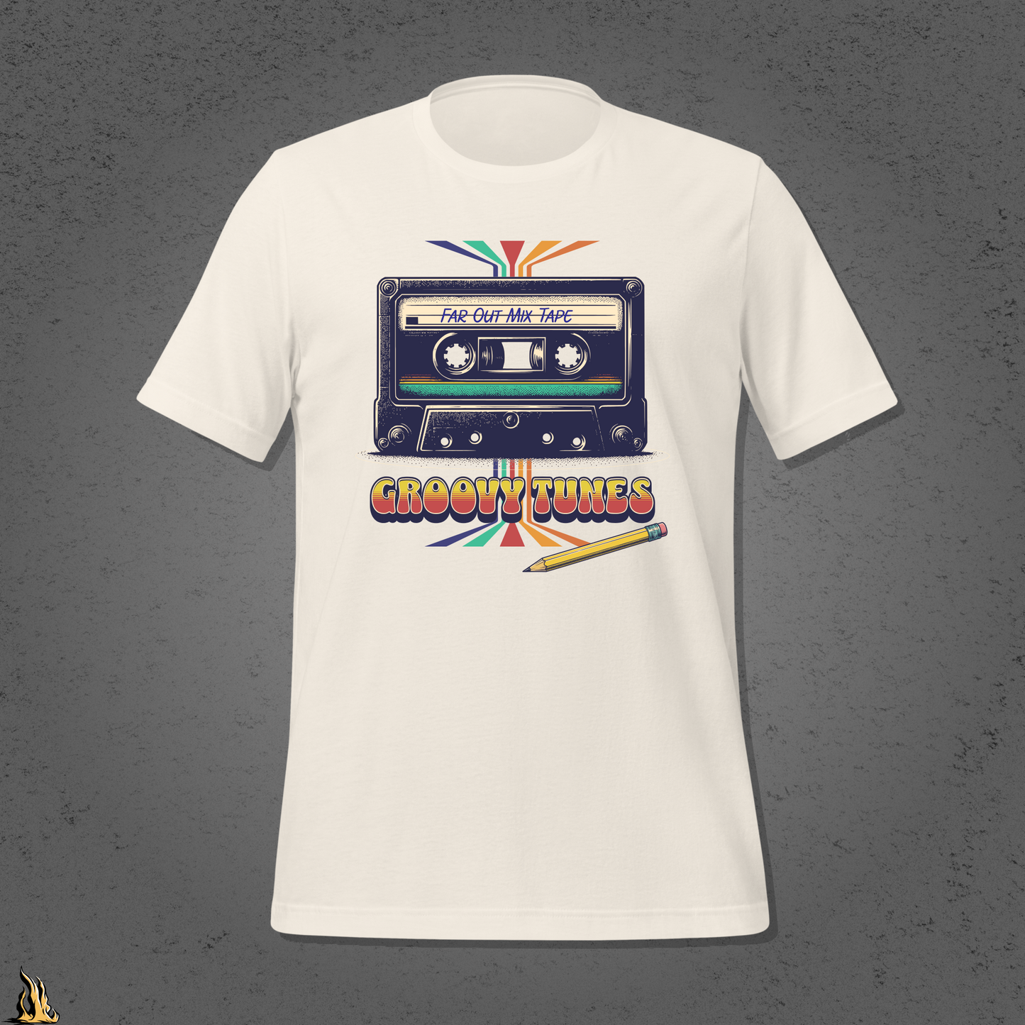 Groovy Tunes Retro Cassette Tape Unisex t-shirt