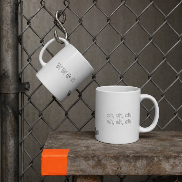 What Would Jason Do? Mug – Ch, Ch, Ch; Ah, Ah, Ah