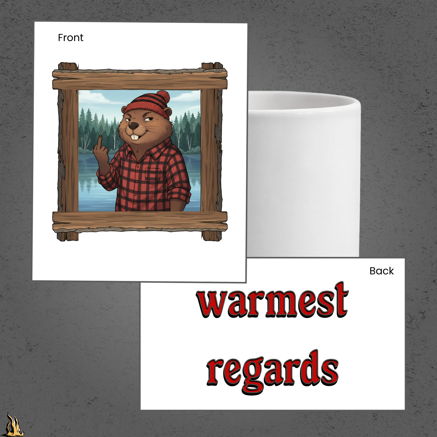 Warmest Regards Beaver Mug