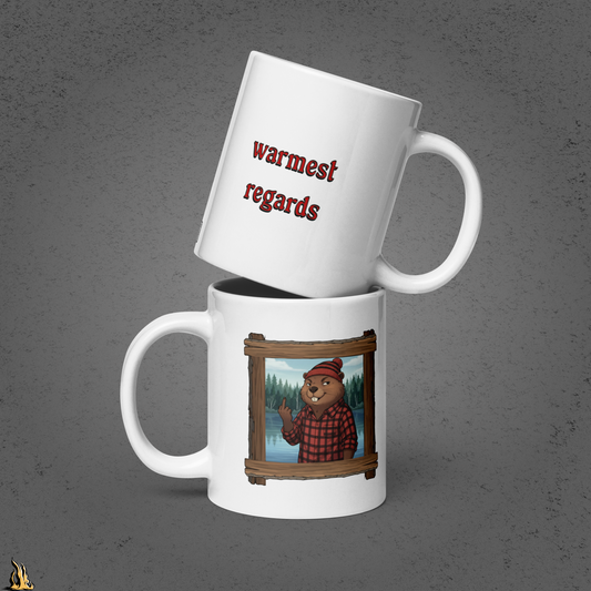 Warmest Regards Beaver Mug