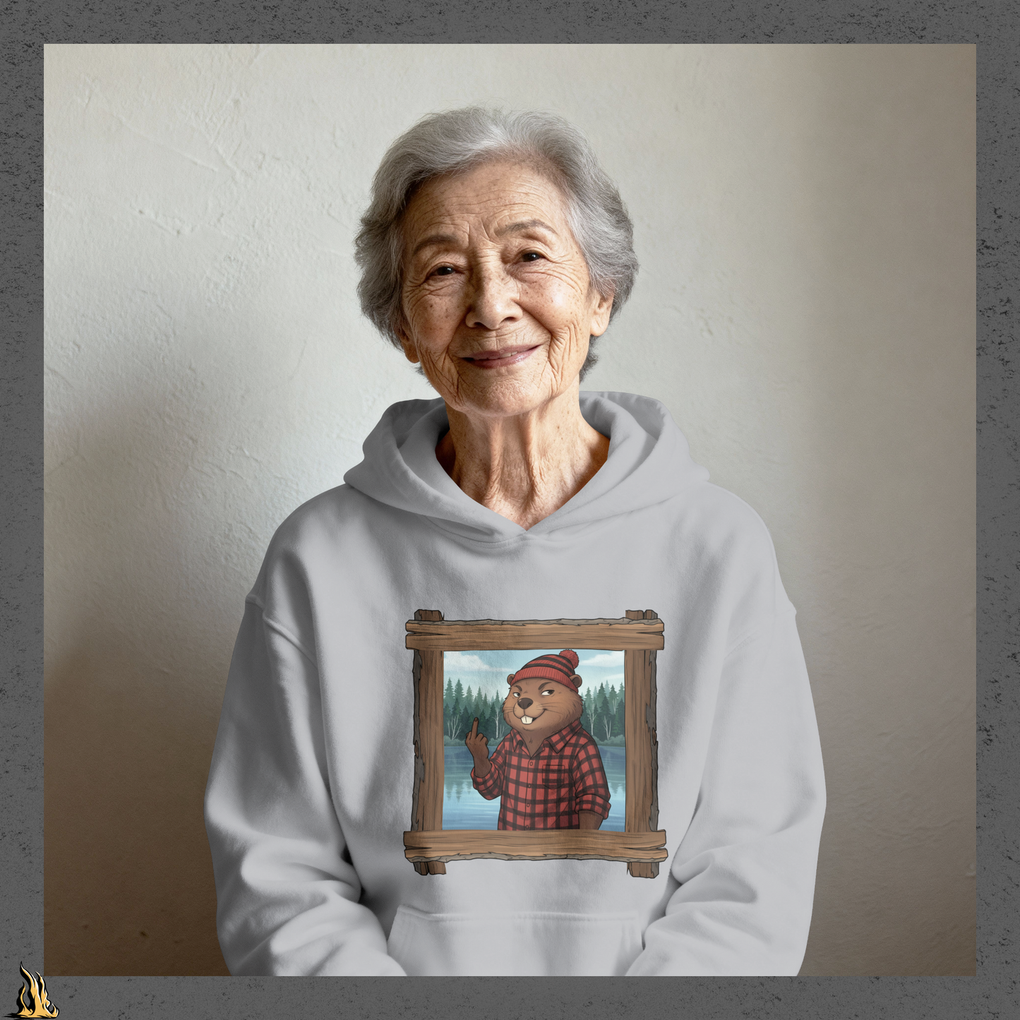 Warmest Regards Beaver Unisex Hoodie