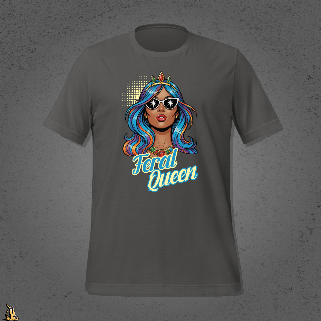 Feral Queen Graphic Unisex T-Shirt – Stardust Edition
