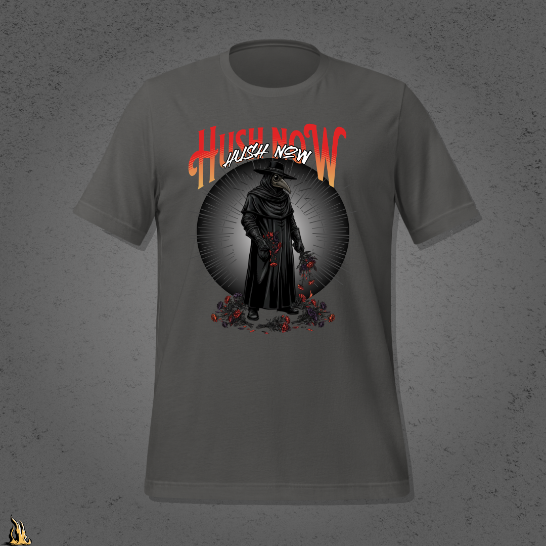 Hush Now... It's Just a Nursery Rhyme | Dark Plague Doctor Horror T-Shirt