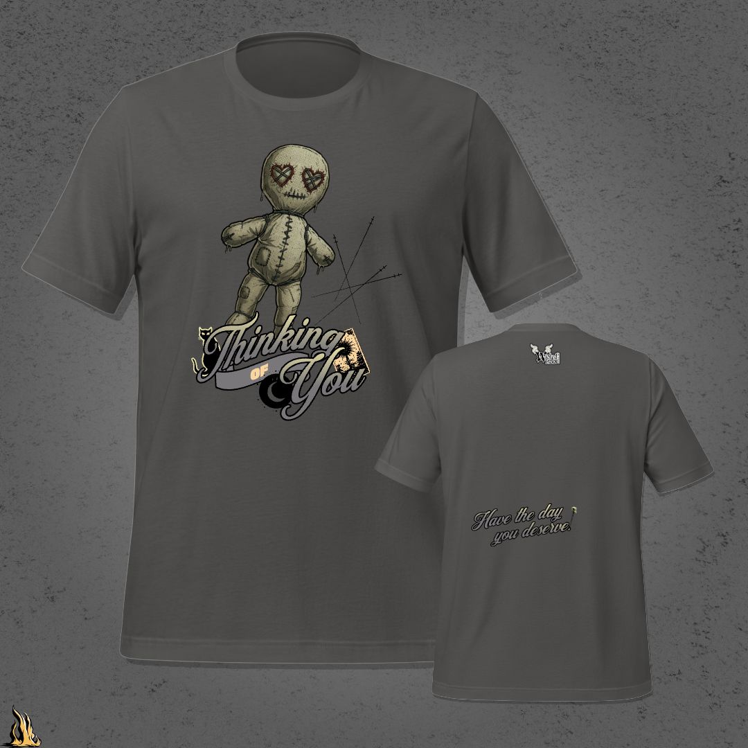 Thinking of You | Sarcastic Voodoo Doll Gothic Unisex T-shirt