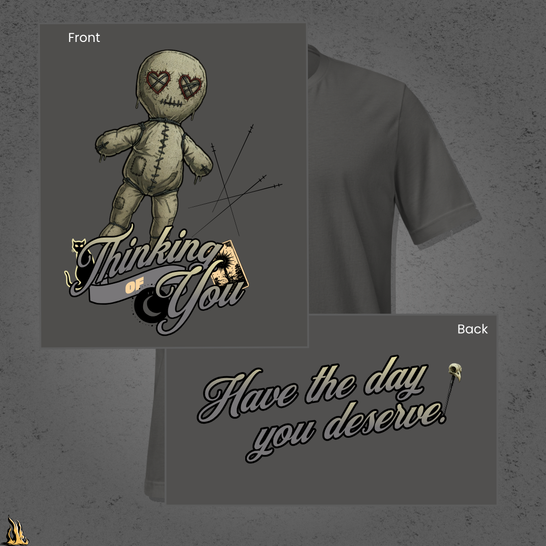 Thinking of You | Sarcastic Voodoo Doll Gothic Unisex T-shirt