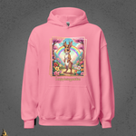 I Enjoy Being Positive | Cute Sarcastic Jackalope Unisex Hoodie 13
