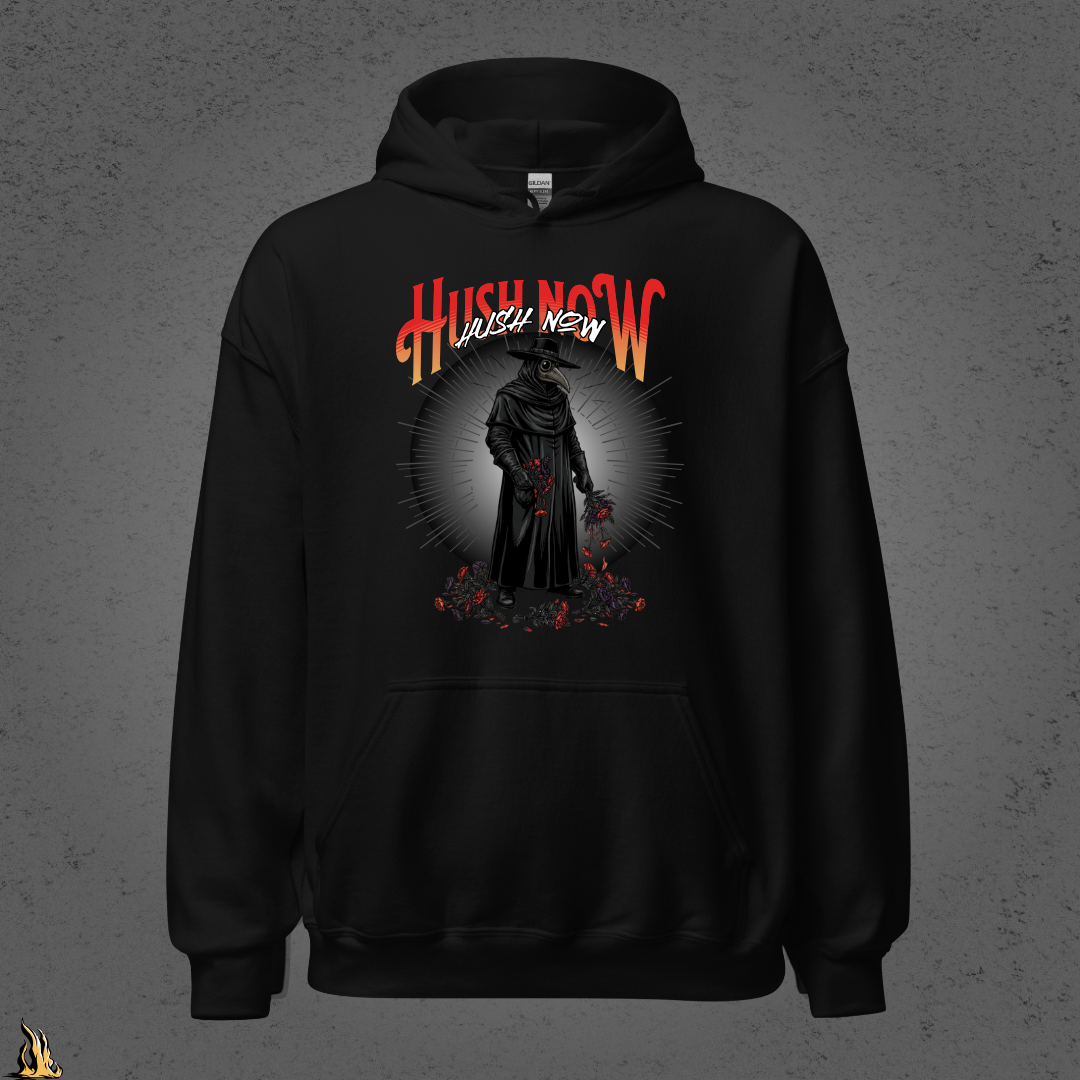 Hush Now... It's Just a Nursery Rhyme | Gothic Plague Doctor Horror Unisex Hoodie