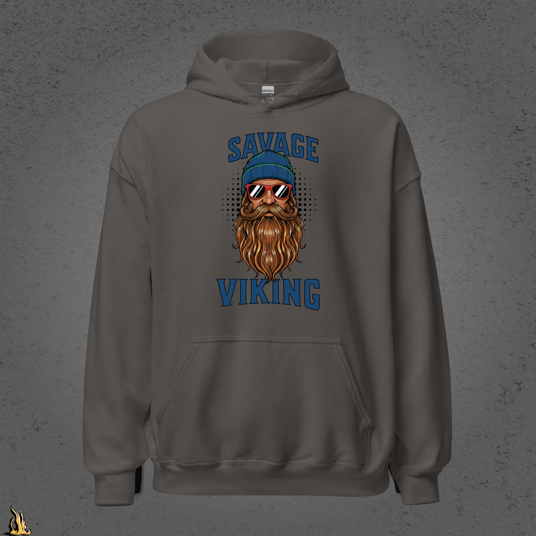 Savage Viking Graphic Unisex Hoodie – Ironstorm Edition