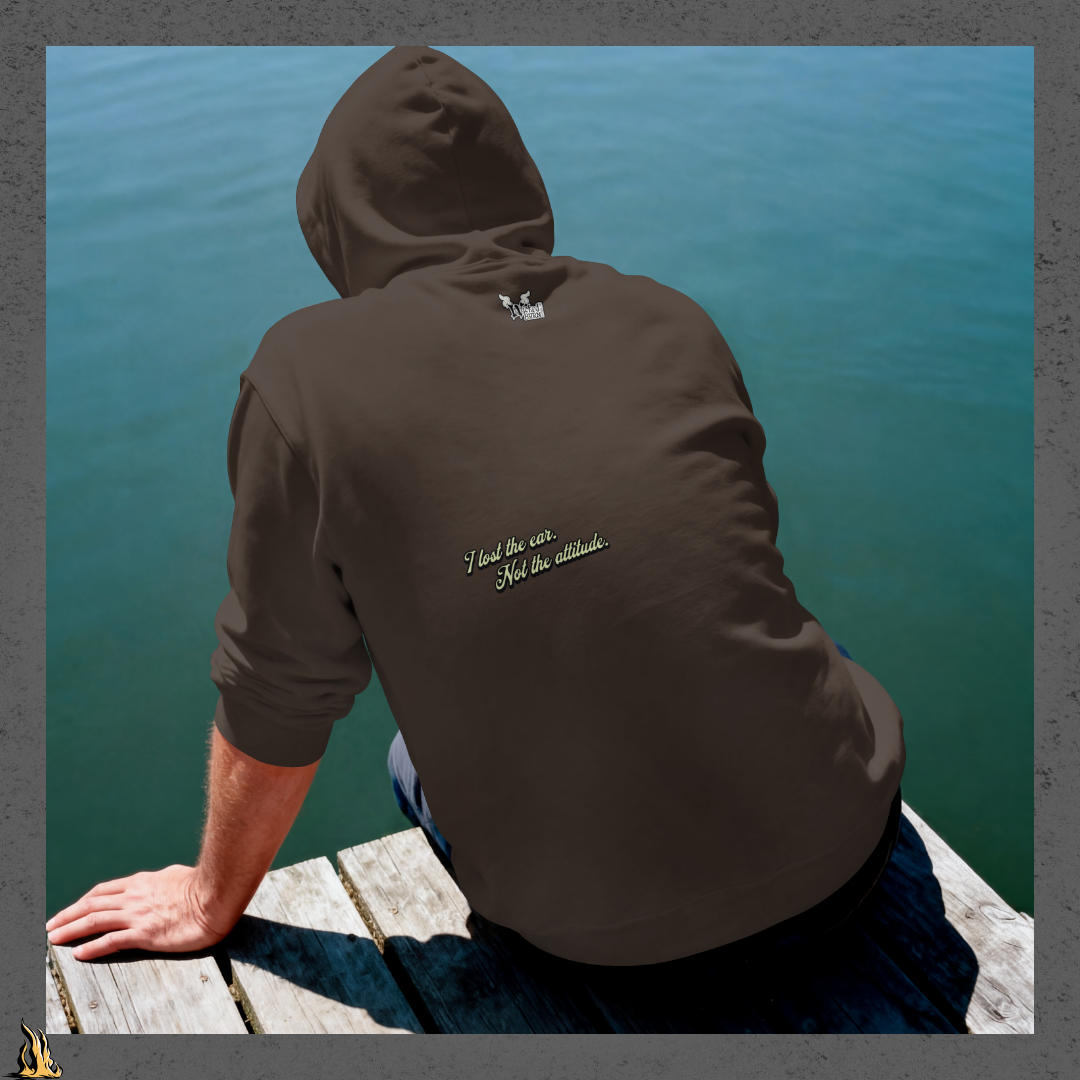 Tougher Than a One-Eared Farm Cat Unisex Graphic Hoodie