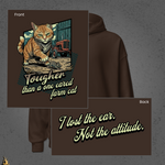 Tougher Than a One-Eared Farm Cat Unisex Graphic Hoodie 4