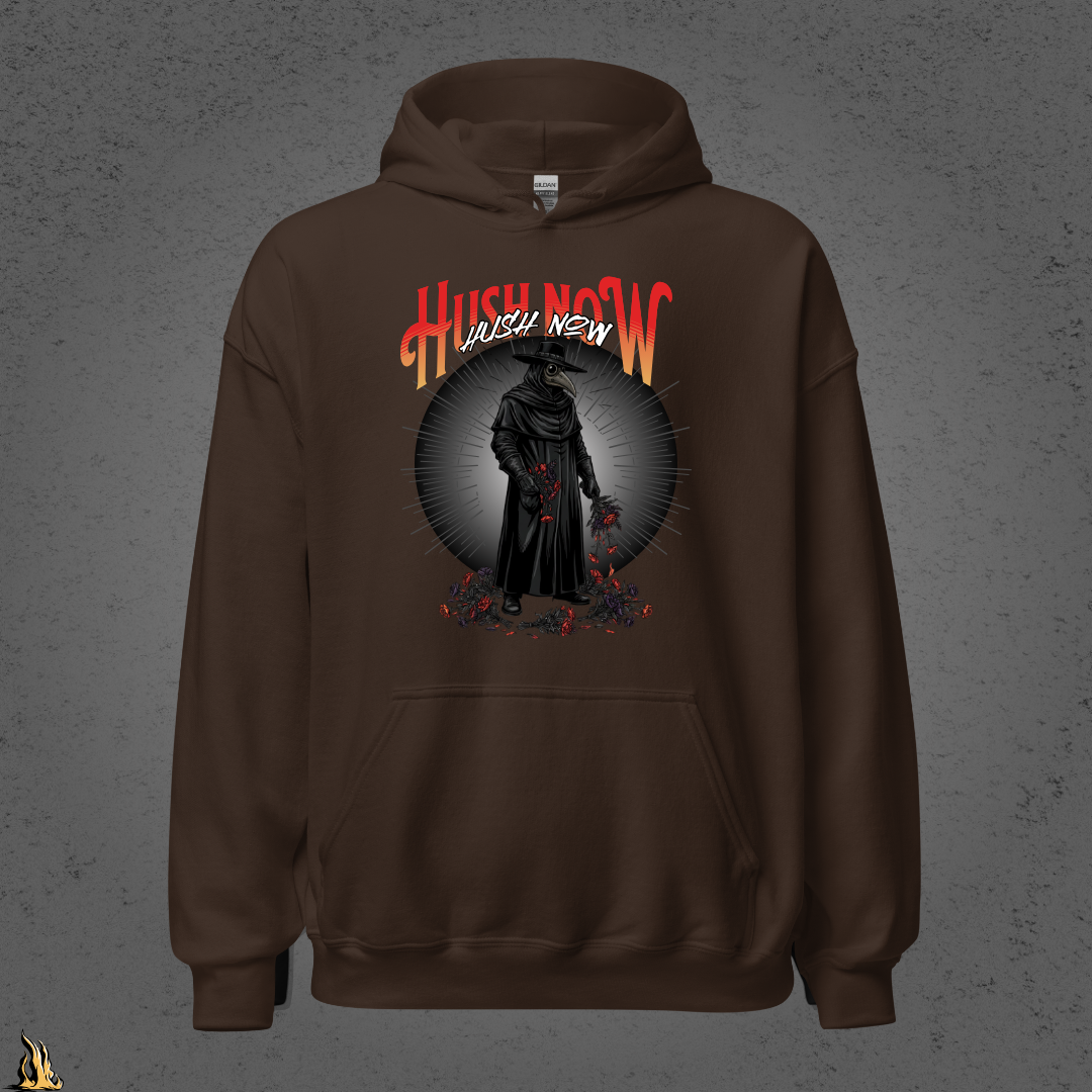 Hush Now... It's Just a Nursery Rhyme | Gothic Plague Doctor Horror Unisex Hoodie