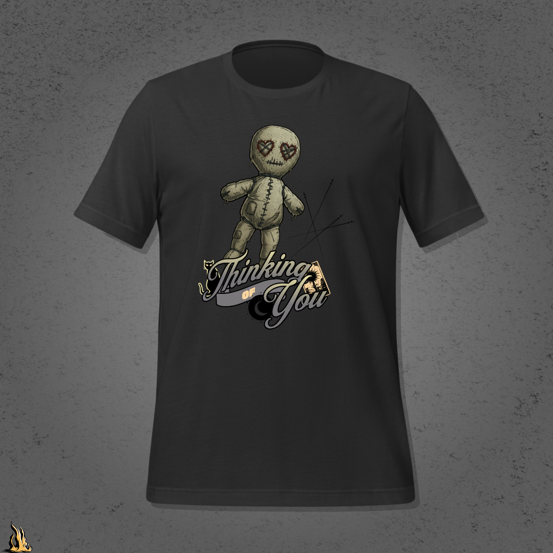 Thinking of You | Sarcastic Voodoo Doll Gothic Unisex T-shirt