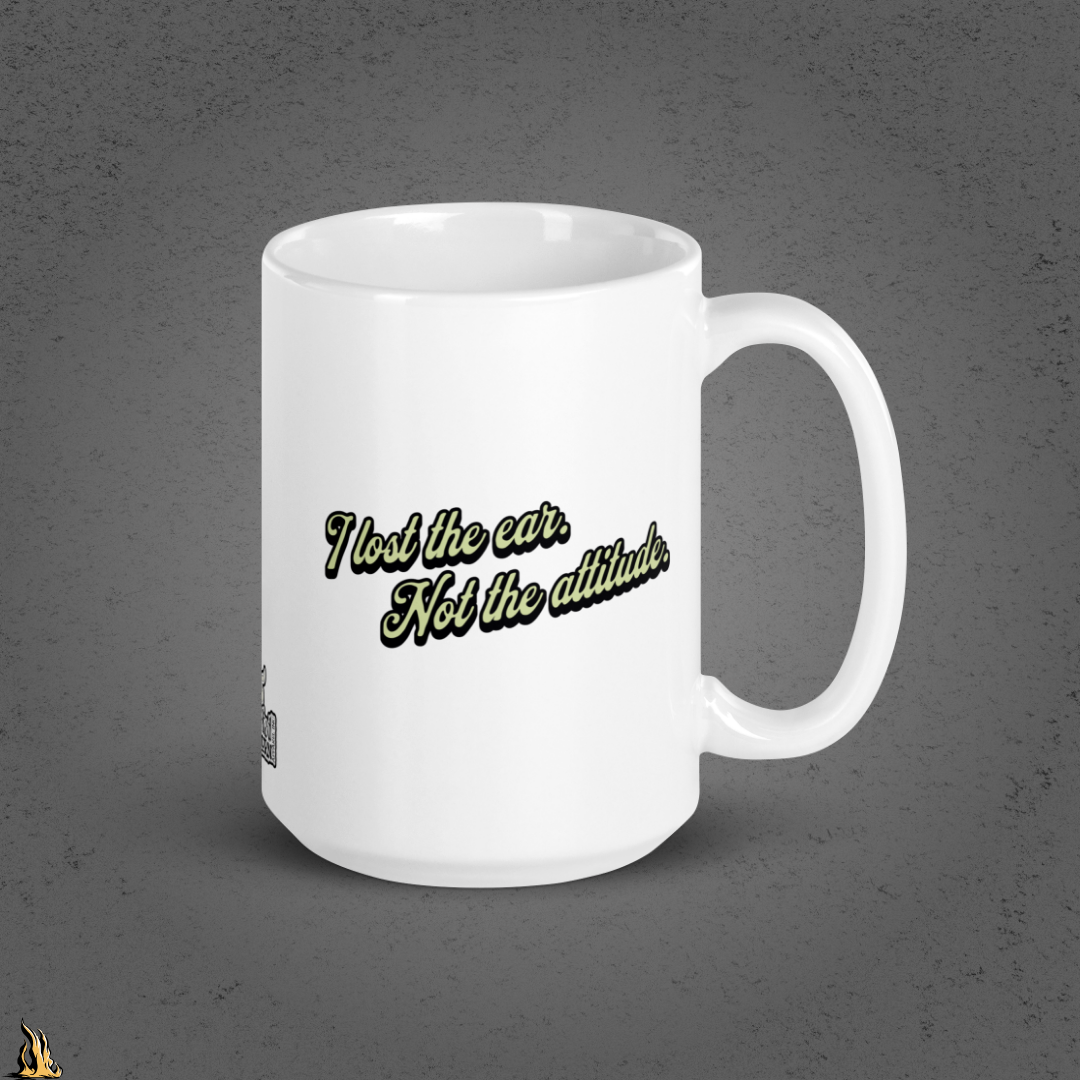 Tougher Than a One-Eared Farm Cat Funny Coffee Mug