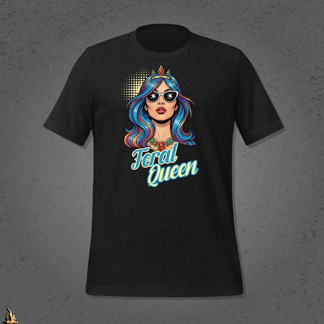 Feral Queen Graphic Unisex T-Shirt – Moonlight Edition Unisex t-shirt