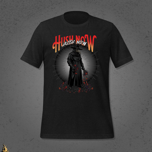Hush Now... It's Just a Nursery Rhyme | Dark Plague Doctor Horror T-Shirt