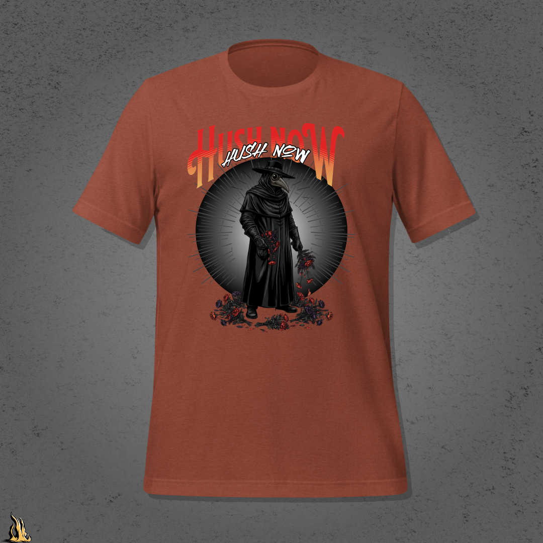 Hush Now... It's Just a Nursery Rhyme | Dark Plague Doctor Horror T-Shirt